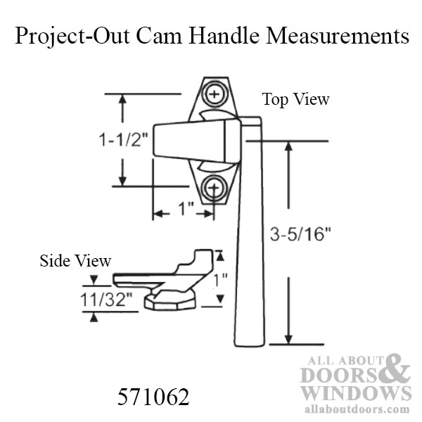 Two Hole Cam Dimensions