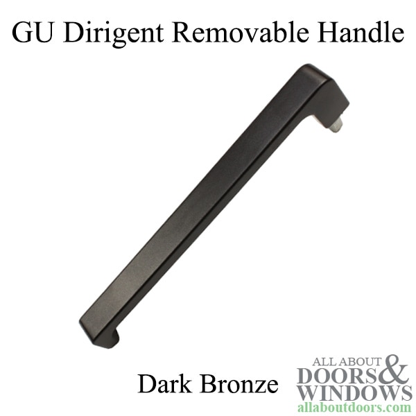 GU Dirigent Aluminum Removable Handle with Spindle for 68mm Sash