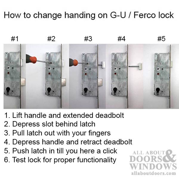 Single Point Lock Instructions