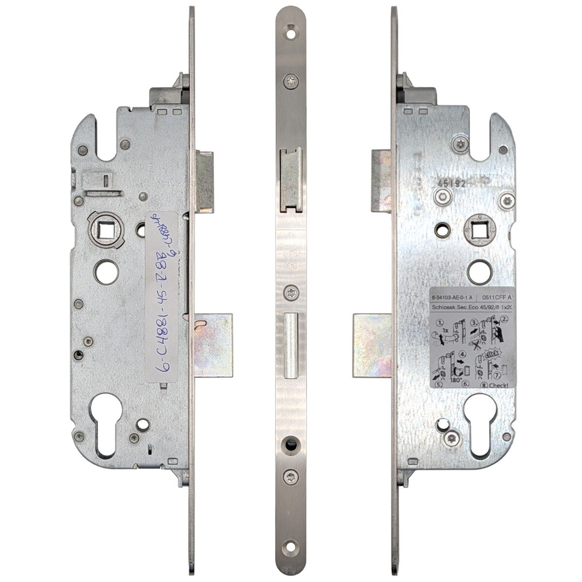 G_U Ferco Key Operated Single Point Lock | Euro Version