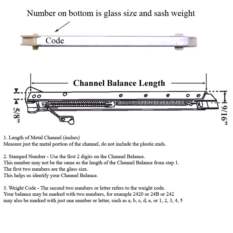 Window Channel Balance 1/2 Inch Non-Tilt How to Guide