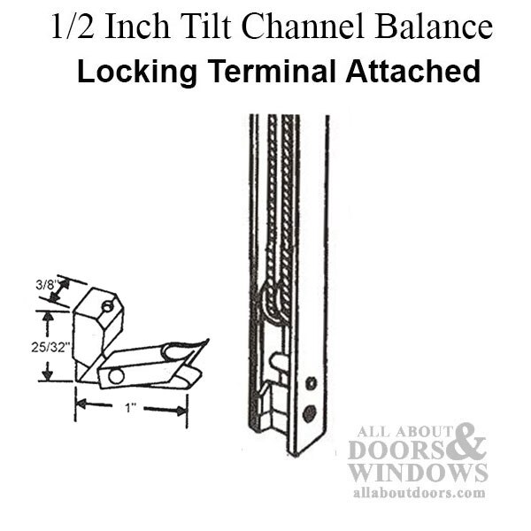 Locking Terminal Attached Line Drawing