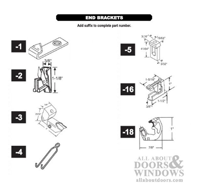 Channel Balance End Bracket Diagram