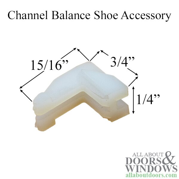 Shoe Accessory with Dimensions – 62 Series Balance Part 