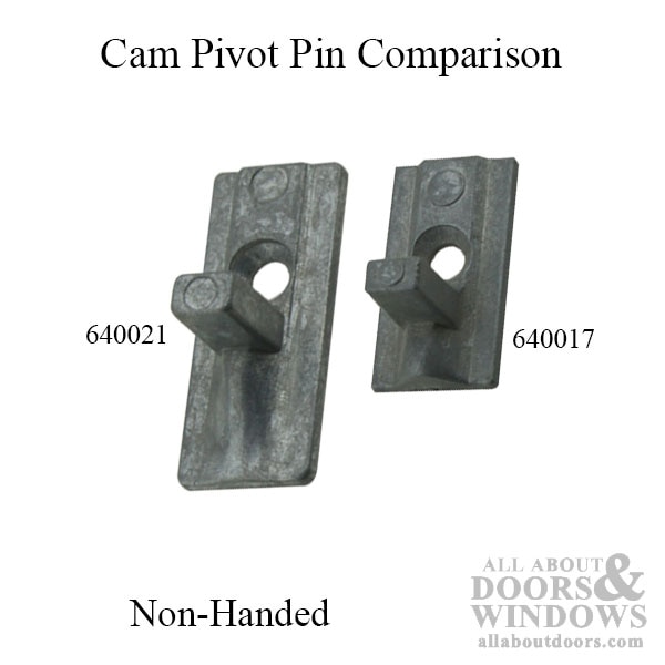 Tilt-In Window Locking Cam Pivot Pin, 1 hole Tilt Stud for