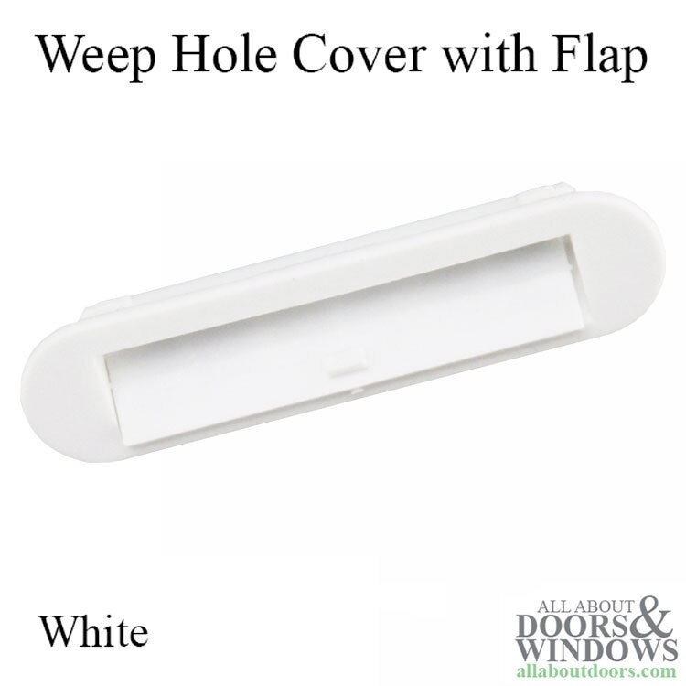 Weep Hole Cover 3/8 x 15/8 with Flap Choose Color
