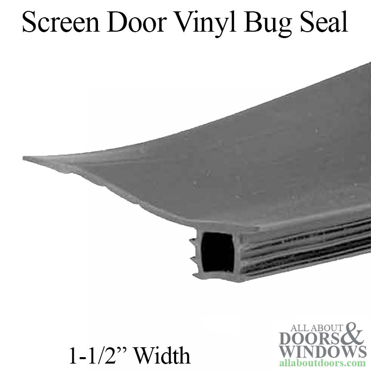 Screen Door Bug Seal, Sliding Screen Door Rubber Bug Seal