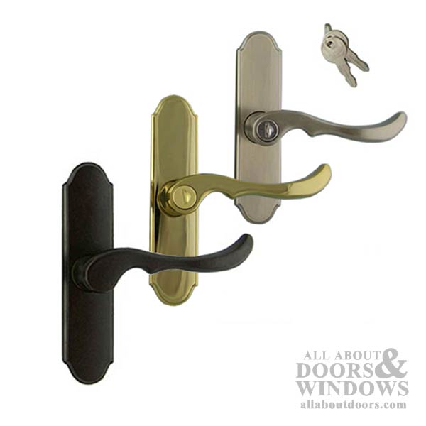 Larson Lifestyle Storm Door with Retractable Screen Away Handle Options