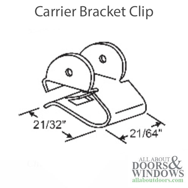 Metal Clip, Carrier Bracket for 75 series 3/8 Tube Spiral Balance