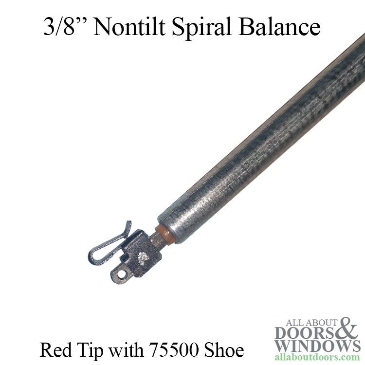 Non Tilt Window Spiral Balance Rod with 75500 Shoe