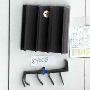 Door Bottom / Sweep, Staple-On, 36 Inch - Brown