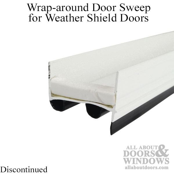 Door Sweep U Shape Wrap Around Vinyl Door Bottom Sweep