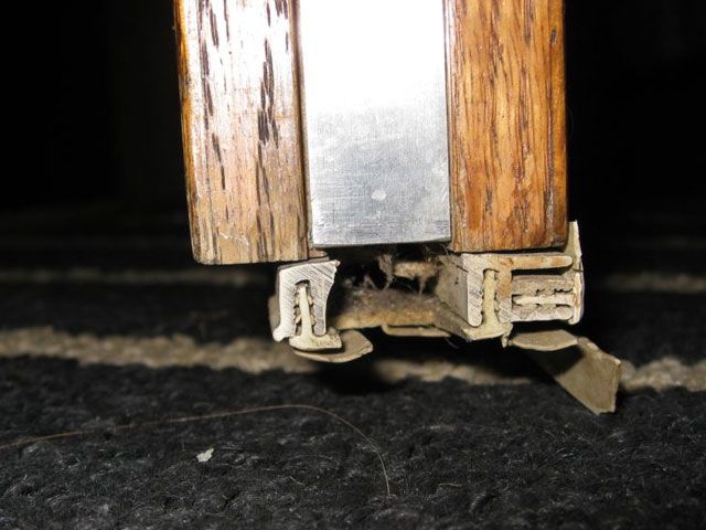 K/K door bottom weatherstrip / door sweep, snapin, 36 inch Beige