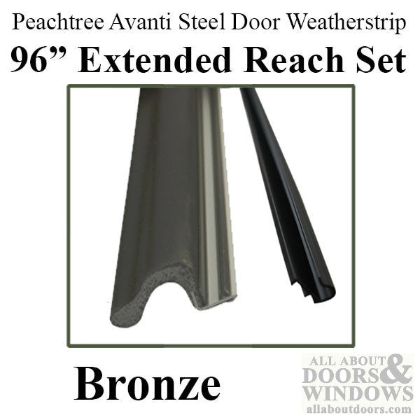 Peachtree Avanti Steel Door Weatherstrip Q Lon Extended Reach 96