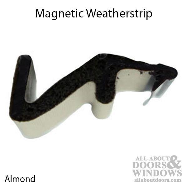 Black Magnetic Door Weatherstripping 7' - 209a-black-7 2 Buy
