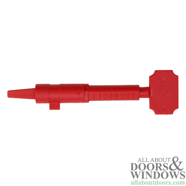 Roto Construction Key Active Door Measure Tool – Red