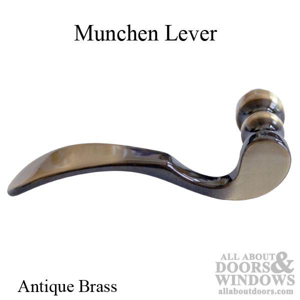 Hoppe Munchen lever handle for left handed multipoint lock handlesets