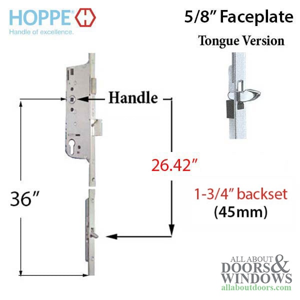 Hoppe Manual Tongue Gear 45/92