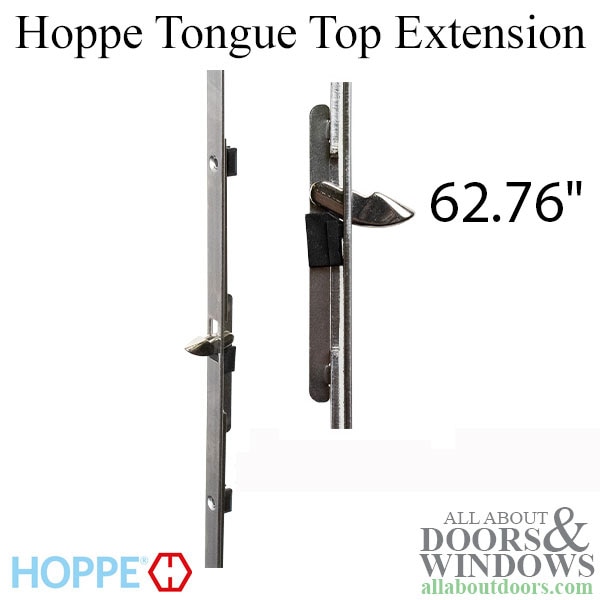 Hoppe 16mm Manual Top Extension, Tongue at 62.76 inches, 75.59-inch Length