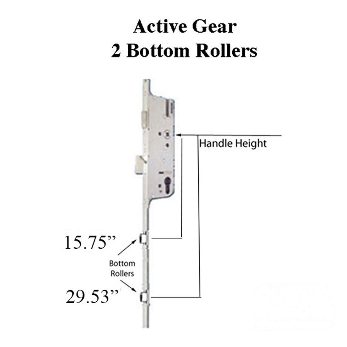 Active 16mm Bottom Gear, 4 Roller, 45/92, 1/2
