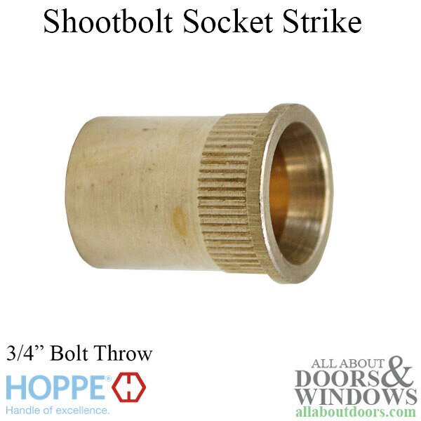 HOPPE socket strike plate RS60276 0.55" x 0.79" for 20mm shootbolts