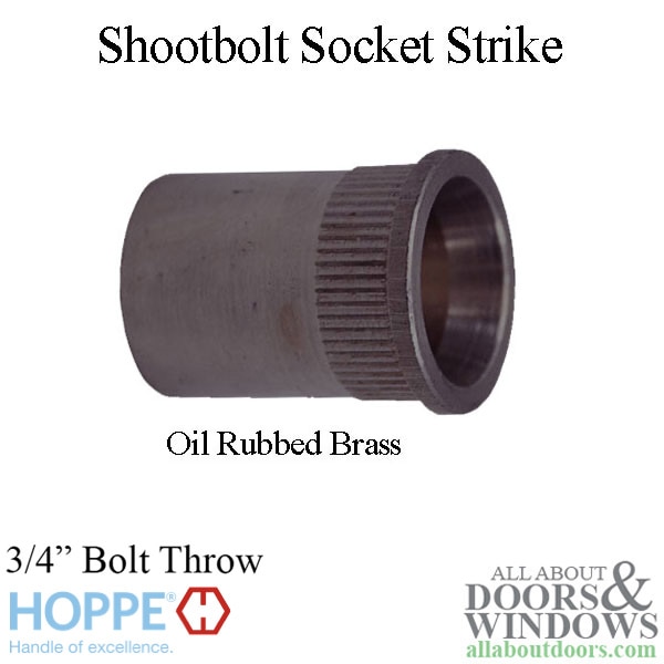 HOPPE socket strike for shootbolt 14mm x 20mm