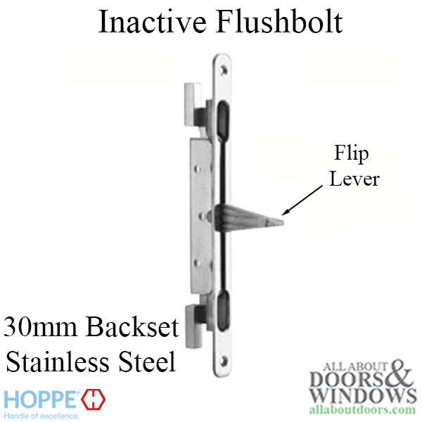 Inactive Flush Bolt Rod