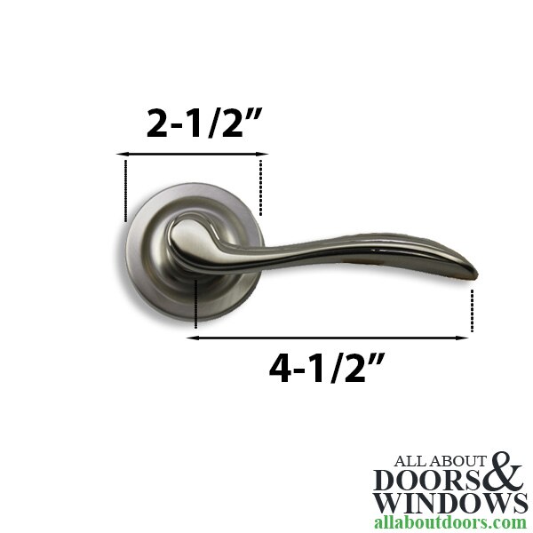 891.850.620.SDL Cifial Flora Single Dummy Lever with Rose Left Brushed Nickel