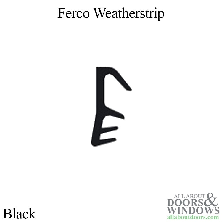 Ferco Weatherstrip / Gasket EV 4050, Black