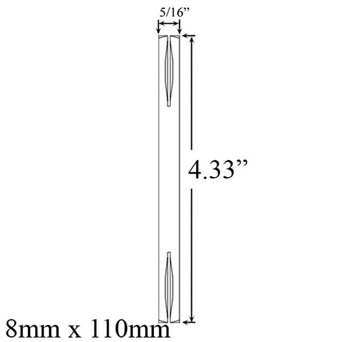 thumbnail interactive-video image 1 of FixitFlo 8mm Spindle Bars For Door Handles - Plain/Split - Various Lengths 100mm-150mm (2 Or 1 Pack) 1 of 3