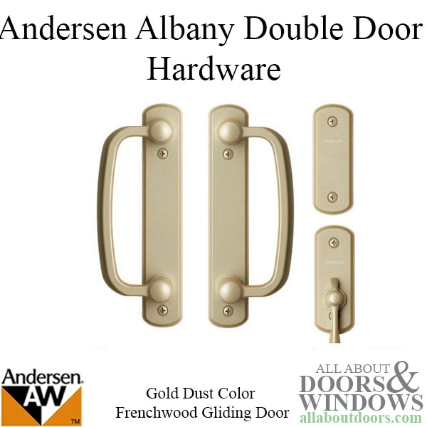 Andersen Albany Double Door Hardware