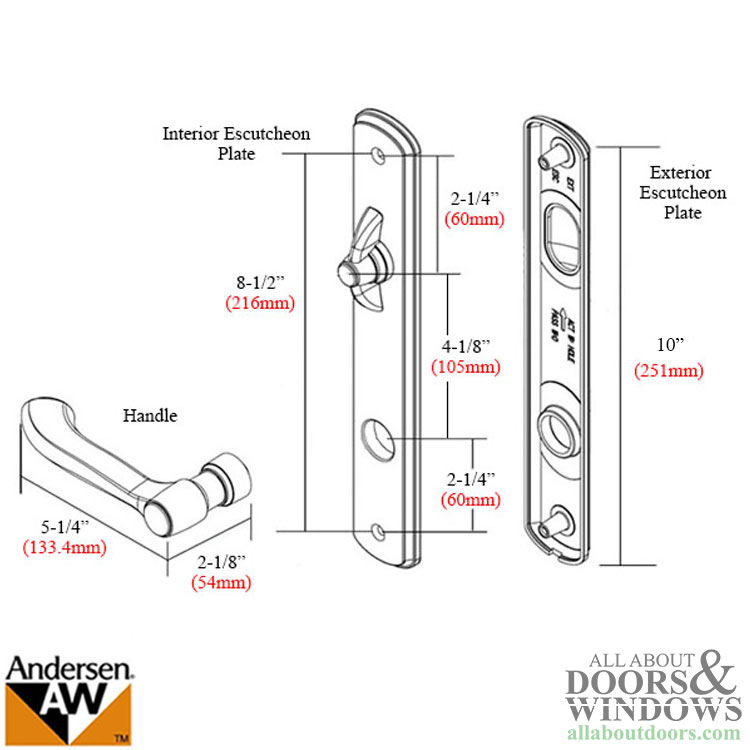 Double Hinged Door Hardware, Andersen Sliding Door Parts List