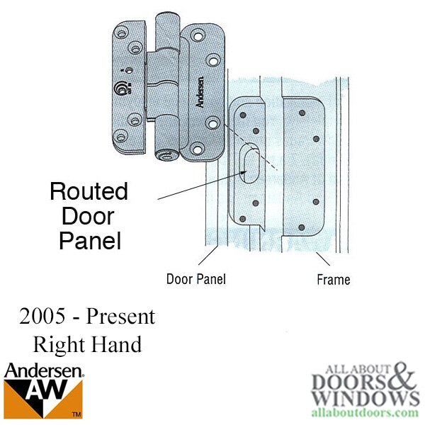 Single Hinge Andersen Frenchwood Hinged Patio Door