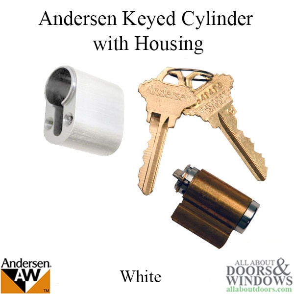 Keyed Lock Cylinder with Housing