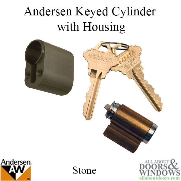 Keyed Cylinder with Housing