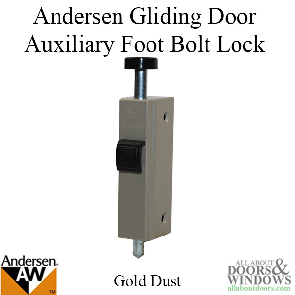 Andersen Gliding Door Foot Bolt