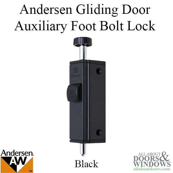 Andersen Gliding Door Foot Bolt