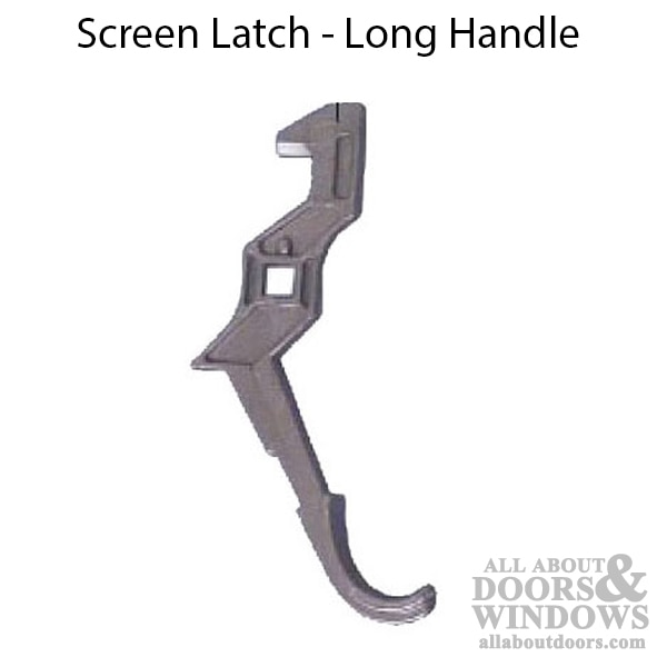 Screen Door Latch with Long Handle, 897 SD in Bronze