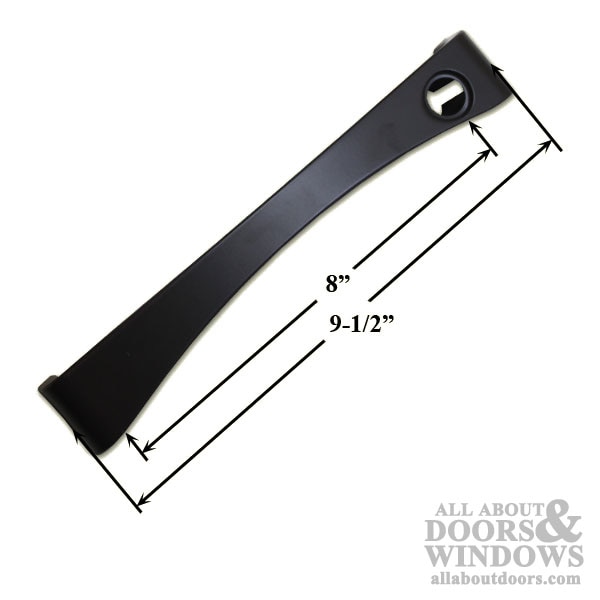 Pella Exterior Sliding Door Pull - Right Hand - Dimensions