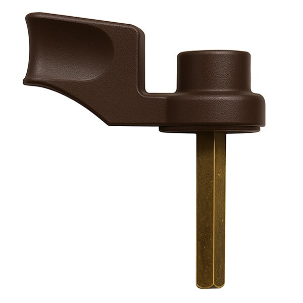 Pella Sliding Door Thumb Turn in Brown