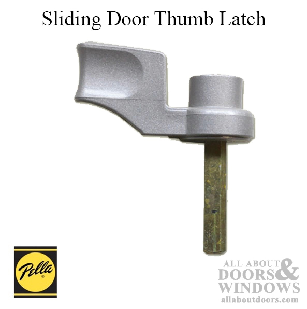 Sliding door thumb turn