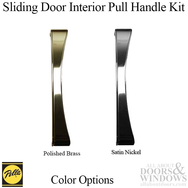 Available Colors for the interior sliding door Pull handle