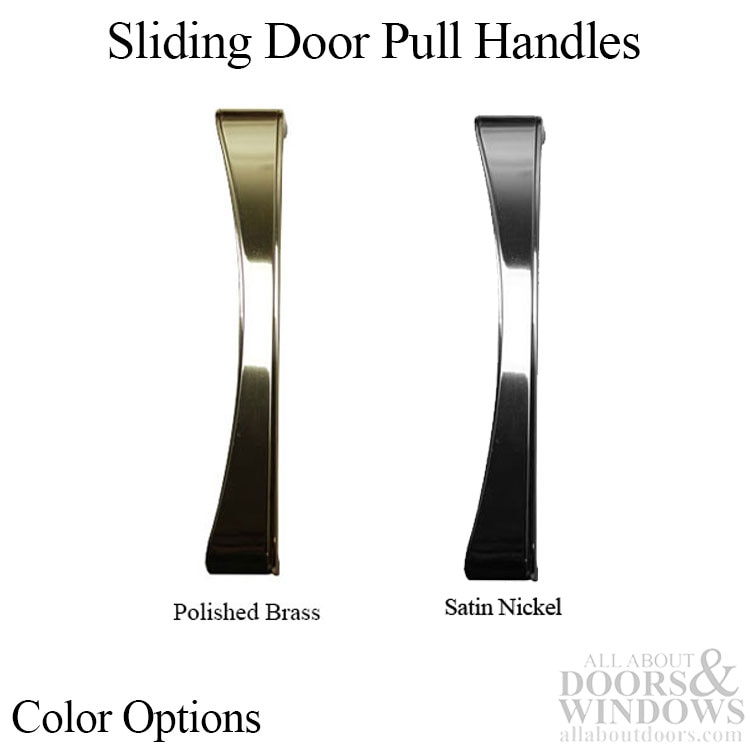 Interior Sliding Door Pull Handle XO - Left Hand - Choose Color