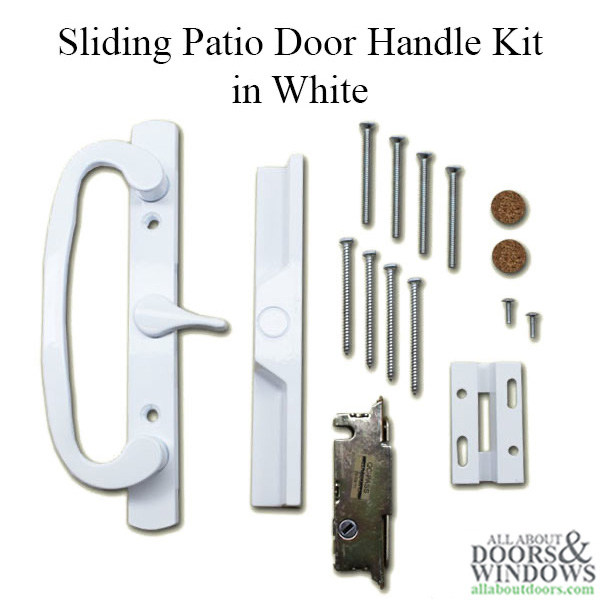 Pella Patio Door Handle Vinyl Sliding, Sliding Glass Door Replacement Hardware