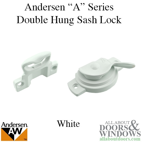 Andersen swivel type sash lock for double hung A-series windows