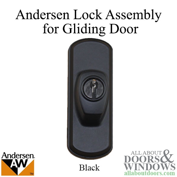 Andersen albany exterior right hand lock assemly for frenchwood gliding doors
