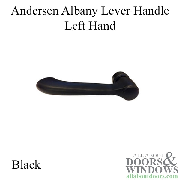 Albany lever handle, left hand