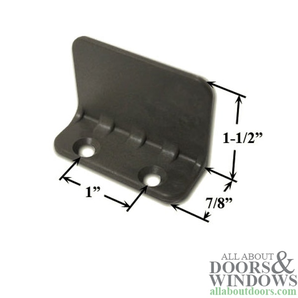 Pella Sliding Door DCS/DFS Retainer in Brown - Dimensions