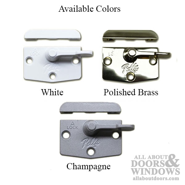 Pella Designer Series 3-Hole Swivel Latch - Available Colors