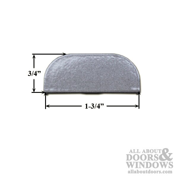 Double Hung Window Keeper - Profile Dimensions
